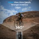 Bike Camera med 15W LED-lys 1080P Video 140° Wide Angle WiFi til Cykel Motorcykel Kentfaith