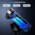 Bike Camera med 15W LED-lys 1080P Video 140° Wide Angle WiFi til Cykel Motorcykel Kentfaith