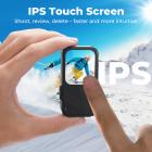 4K 60FPS Vanntett Actionkamera 20M/66FT Under vann, 6-aksers stabilisering, innebygd WiFi, 2 tommers berøringsskjerm Kentfaith