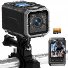 4K Bike Camera med 1,3-tommers skærm, WiFi-kontrol, 3000mAh-batteri, billedstabilisering Kentfaith
