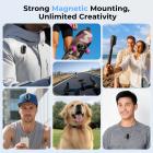 Mini Kroppskamera 4K30FPS, 350 min optagelsestid, Vandtæt til 30 meter, EIS, Fjernstyring via WiFi, Bærbart til Vlogging, Håndfri POV-Optagelse til Cykling, MC-Kørsel, Kentfaith