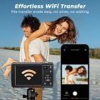 8K 88MP цифровая камера с 30-кратным макро/широкоугольным/рыбьим объективом, двойным сенсором Sony, 6-осевой стабилизацией, двумя аккумуляторами, картой 32G, Kentfaith