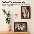 Digital Photo Frame, 10 tommers berøringsskjerm, WiFi-overføring fra hvilken som helst vinkel, 32GB lagring, Flere brukere kan koble til og dele, Automatisk rotasjon, Kentfaith