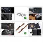 Retrokameran olkahihnat, säädettävä kaulahihna, joka sopii kaikkiin järjestelmäkameroihin (Nikon Canon Sony Pentax) Klassinen ruskea kudottu