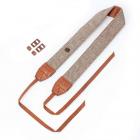 Retrokameran olkahihnat, säädettävä kaulahihna, joka sopii kaikkiin järjestelmäkameroihin (Nikon Canon Sony Pentax) Klassinen ruskea kudottu