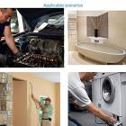 Langaton WiFi-endoskooppi, Near Focus 1200P HD -endoskooppi, IP68 vedenpitävä, 8 säädettävällä ledillä ja 5M puolijäykällä kaapelilla, sopii iOS:lle, Androidille