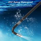 K&F Industrial Endoscope Dual Lens Inspection Camera 1080P HD Endoscope 4,3-tommer skærm 360° Justerbar linse 8,5 mm kabel inklusive 32G hukommelseskort 5m kabel