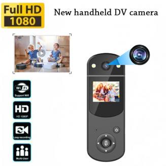 D2 HD 1080P multifunctionele clip-on camera, op het lichaam gedragen camera met MP3, infrarood nachtzicht, opnamefunctie, ondersteuning voor schermopname, geschikt voor sport, thuis, op kantoor