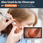 DM101 digitalt USB-mikroskopkamera, 500X forstørrelse, kan se hele mynten, støtte foto/video, inspeksjonsendoskop med justerbart LED-lys, PC-kompatibel