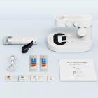 Microscopio con fotocamera WiFi wireless 2 in 1 per bambini, microscopio digitale USB portatile portatile 8 luci a LED con diapositive