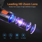 7 tuuman digitaalinen mikroskooppi, 50x-1000X suurennus, tukee HDMI-lähtöä, voi ottaa kuvia ja videoita, digitaalinen mikroskooppi metallitelineellä, 12MP erittäin tarkka kameraanturi, yhteensopiva Windows/Macin kanssa