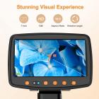 7 tommer digitalt mikroskop, 50x-1000X forstørrelse, understøtter HDMI-udgang, kan tage billeder og videoer, digitalt mikroskop med metalstativ, 12MP ultra-præcision kamerasensor, kompatibel med Windows/Mac