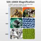 4,3"  LCD  Digitalmikroskop, 50x-1000x Förstoring, USB-Mikroskop För Vuxna Barn Med 8 Justerbara LED-Lampor, Kompatibel Med Windows/Mac iOS