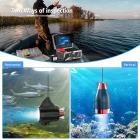 7" vedenalainen kalastuskamera 1200TVL HD-objektiivi Kalastuskamera 15m kaapeli 12 IR-valoa järvelle, veneelle, pilkkimiseen Euro-pistoke