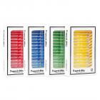 48 esemplari di animali, insetti, piante e fiori per bambini, vetrini per microscopio per microscopi per bambini