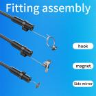 Kentfaith Industrial Pipe Borescope, 8 LED-lampor för iPhone, 8 mm Flash Interface Snake Camera, Lämplig för iPhone All Series iPhone stöder IP67 vattentät 5 meter styv kabel