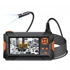 Triple Lens Industrial Borescope, 4,3 tuuman näytön tarkastuskamera 8+2 LED-valolla, 1080P viemärikamera, IP67 vedenpitävä tyhjennyskamera auton huoltoon 32GB kortti Kaapelin pituus 5m/16ft