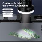 7 cm høydefinisjon elektron mikroskop, 12 millioner piksler, berøringsknapp, 50-1600x størrelse, justerbar LED skyggeløs lys, 2,4G wireless remote kontroll, støtte for PC-forbindelse
