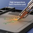 7 cm høydefinisjon elektron mikroskop, 12 millioner piksler, berøringsknapp, 50-1600x størrelse, justerbar LED skyggeløs lys, 2,4G wireless remote kontroll, støtte for PC-forbindelse
