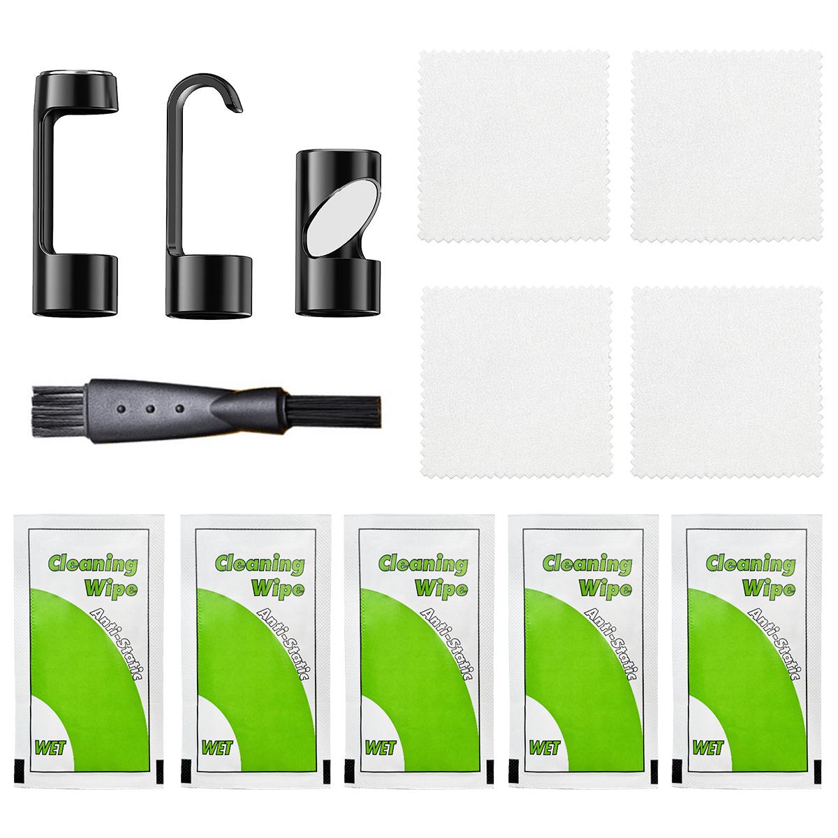 K&F Concept Industrial Endoscope -puhdistuskoukkumagneettisivupeilisarja, Sisältää linssisarjan puhdistusliinan alkoholilla puuvillatyynyn, sopii 8,5 mm K&F Concept AGC-430N -malliin