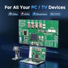 4,3 tuuman HDMI-digitaalimikroskooppi, 10-1000X suurennus, kädessä kameran videomikroskooppi, 8 LED-valolla, ladattava akkumikroskooppi, sopii kolikoiden / PCB-hitsaukseen / kasveihin / hyönteisiin