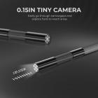 K&F Concept 0,15"/3,9 mm Boreskop Endoskop 5'' HD Articuleret Kamera med LED Lys – Bærbar Inspektion til Bil, Hjem og DIY – 9,8FT