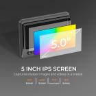 K&F Concept 0,15"/3,9 mm Boreskop Endoskop 5'' HD Articuleret Kamera med LED Lys – Bærbar Inspektion til Bil, Hjem og DIY – 9,8FT