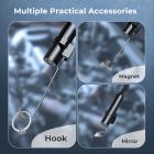 Kentfaith Industrial Endoscope Inspection Camera borescope, 8 LED-lys specielt designet, 8 mm lyn-interface slangekamera, velegnet til alle serier iPhone og Android understøtter IP67 vandtæt 1 meter stift kabel