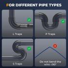 Kloak inspektion kamera med DVR optager 20m / 66ft kabel 0.9in kamera KentFaith