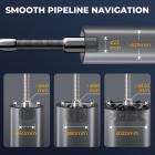 Kloak inspektion kamera med DVR optager 50m / 165ft kabel 0.9in kamera KentFaith