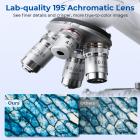 Biologinen yhdistemikroskooppi 0-50 ℃ / 32-122 ℉ vakiolämpötila 7" näyttö 40X-2500X