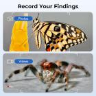 Digital handhållen mikroskop med 4" IPS skärm avtagbar bas 1000X förstoring