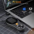 500X håndholdt digitalt mikroskop med 8 lysdioder 2" IPS skærm PC kompatibel