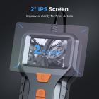 5m / 16.4ft lille inspektionskamera med 1080P billede 2600mAh batteri 8 LED lys