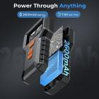 5m / 16.4ft lille inspektionskamera med 1080P billede 2600mAh batteri 8 LED lys