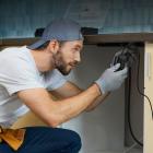 5m / 16.4ft lille inspektionskamera med 1080P billede 2600mAh batteri 8 LED lys