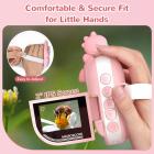 Bärbart Barnmikroskop med 1000X Förstoring 8 Justerbara lysdioder 32G-Kort för åldrarna 3-12