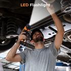 Borescope inspektion kamera med dobbelt 1080P objektiver 4,5" skærm 8mm / 0,32" slank sonde IP67 vandtæt