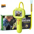 Детская змеевидная камера с кабелем 80 см, видео 1080P, защита IP67 от воды, экран 2,4 дюйма, 8 светодиодов, подарок для мальчиков и девочек 3-12 лет, Kentfaith