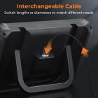 Kamera Inspekcyjna 6mm, z 180° Obrotową Głowicą Dwukierunkową, Wyjściem HDMI, 7-calowym Ekranem, Baterią 8000mAh, Filmy i Zdjęcia 1080P, Kentfaith