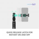 Zhiyun Smooth Q2, 3-akselinen kädessä pidettävä älypuhelimen gimbal-vakain iPhonelle, Samsungille, Androidille, iOS:lle, ajastettu aiheseuranta