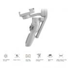 Zhiyun SMOOTH-Q3 Stabilizzatore Gimbal per Smartphone Telefono Android iPhone Zhiyun q Asta Gimbal palmare a 3 Assi con Treppiede Luce di riempimento LED per Tiktok YouTube Vlog Kit Video Face/Object Tracking