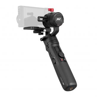 Zhiyun Crane M2 Stabilizzatore cardanico a 3 assi per fotocamera mirrorless leggera, action camera, smartphone, Sony A6000, A6300, A6500, RX100M, GX85, Gopro Hero 5/6/7, iPhone Xs XR, controllo WiFi/Bluetooth, carico utile 720 g