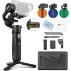 Zhiyun Crane M2 Stabilizzatore cardanico a 3 assi per fotocamera mirrorless leggera, action camera, smartphone, Sony A6000, A6300, A6500, RX100M, GX85, Gopro Hero 5/6/7, iPhone Xs XR, controllo WiFi/Bluetooth, carico utile 720 g