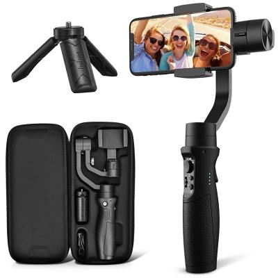Hohem iSteady Mobile Plus iPhone için 12 11 PRO MAX X XR XS Akıllı Telefon Vlog Youtuber Canlı Video Kaydır Hareket Başlatma Modlu 3 Eksenli Gimbal Sabitleyici Yüz Nesnesi İzleme Hareket Zaman Atlamalı Siyah
