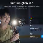 ZHIYUN Weebill 3, 3-axlig kardanstabilisator för DSLR och spegellösa kameror, Nikon Sony Panasonic Canon Fuji BMPCC 6K, Fill Light och Mic Integration, OLED-skärm med handledsstödsdyna