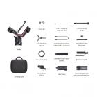 DJI RS 3 Combo – 3-akselinen kardaanvakain DSLR- ja peilittomille kameroille, 3 kg (6,6 lbs) hyötykuorma, automaattinen akselin lukitus, 1,8