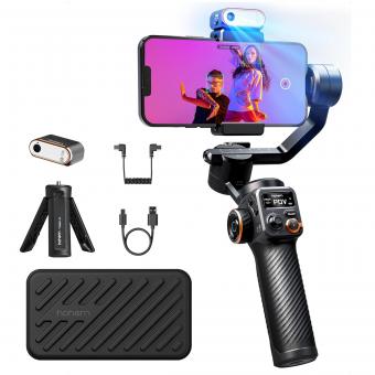 Hohem iSteady M6 Kit Gimbal Stabilizer til Smartphone 3-akset telefon Gimbal med AI sporing sensor magnetisk fyld lys