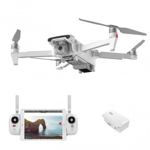 FIMI X8SE 2022 V2 - Aikuisten aloittelijoille taitettava 4K-kamera Drone 3 Axis Gimbal 48MP 1/2" CMOS Smart Tracking Mode 1 -akulla
