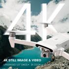 FIMI X8SE 2022 V2 - Aikuisten aloittelijoille taitettava 4K-kamera Drone 3 Axis Gimbal 48MP 1/2" CMOS Smart Tracking Mode 1 -akulla